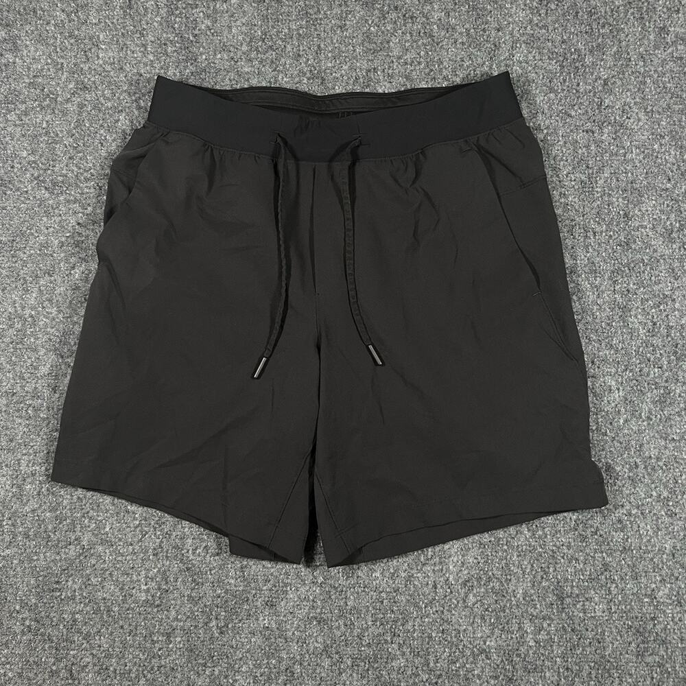 Lululemon Zeroed In Linerless Shorts Mens Small Black 7" Performance LM7BJ0S - Picture 3 of 7